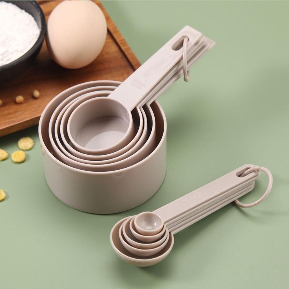 10pcs/set Stackable Kitchen Measuring Spoon Multipurpose Seasoning Spoon Cake Making