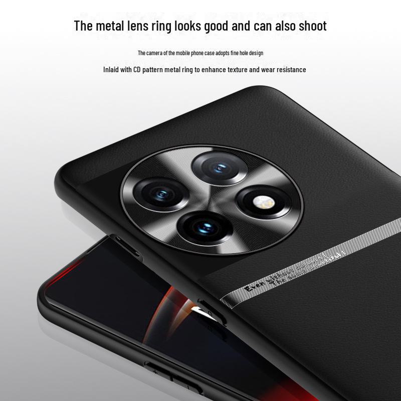 Etui OnePlus Ace2 z płynnej skóry: Pokrowiec ochronny anty-upadkowy i przeciwporostowy