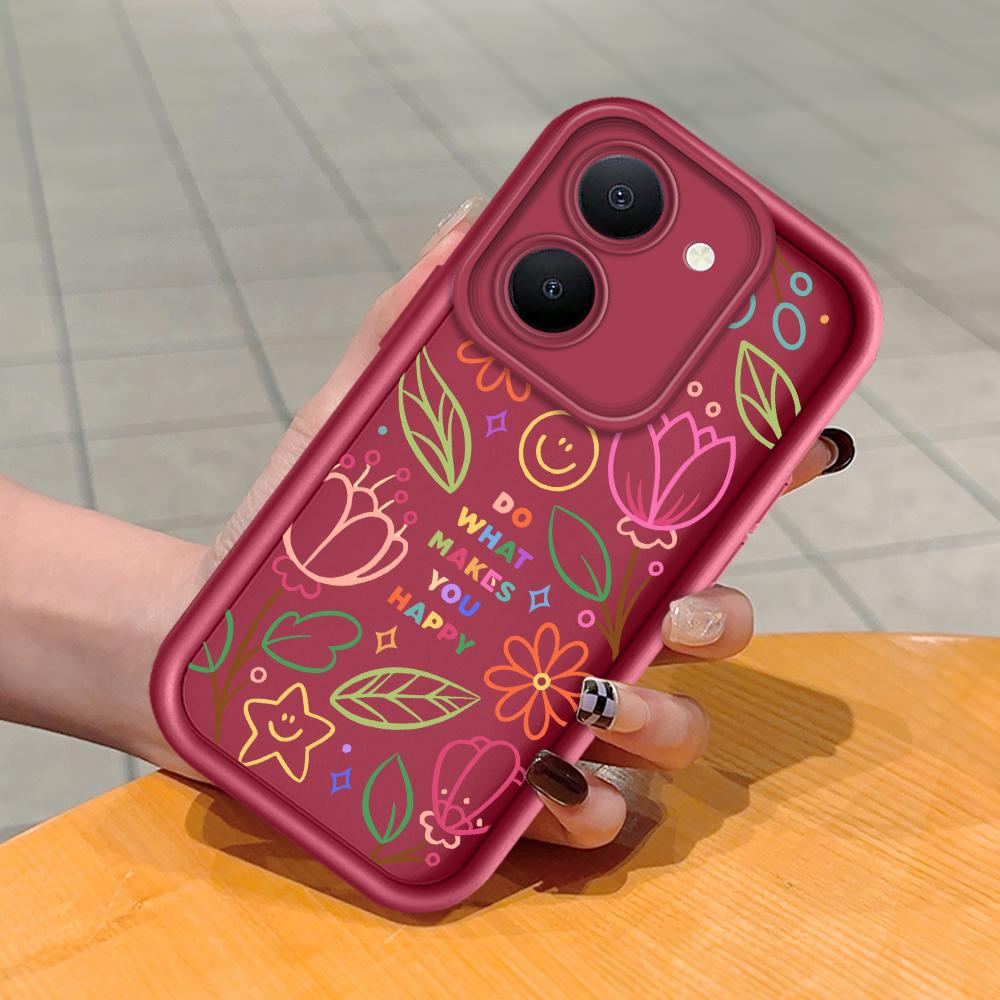 

Мягкий силиконовый квадратный чехол с рисунком лестницы для телефона, полное покрытие, противоударный защитный резиновый чехол для камеры для Vivo Vivo V20 Pro темно-красного