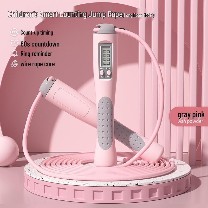 Adjustable Bamboo Section Jump Rope for Kids with Counting & Custom Logo