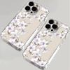 Fresh and Elegant Flowers Pattern Clear Phone Case For Xiaomi Mi 15 T Pro 14T 13T Mi 17 15 14 13 12 11 Lite 5G Silicone Cover