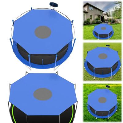 Copertura Trampolino 6/8/10 piedi Anti-UV Impermeabile Telo Ombreggiante per Trampolino Tettoia Parasole Accessori per Giardino Esterno