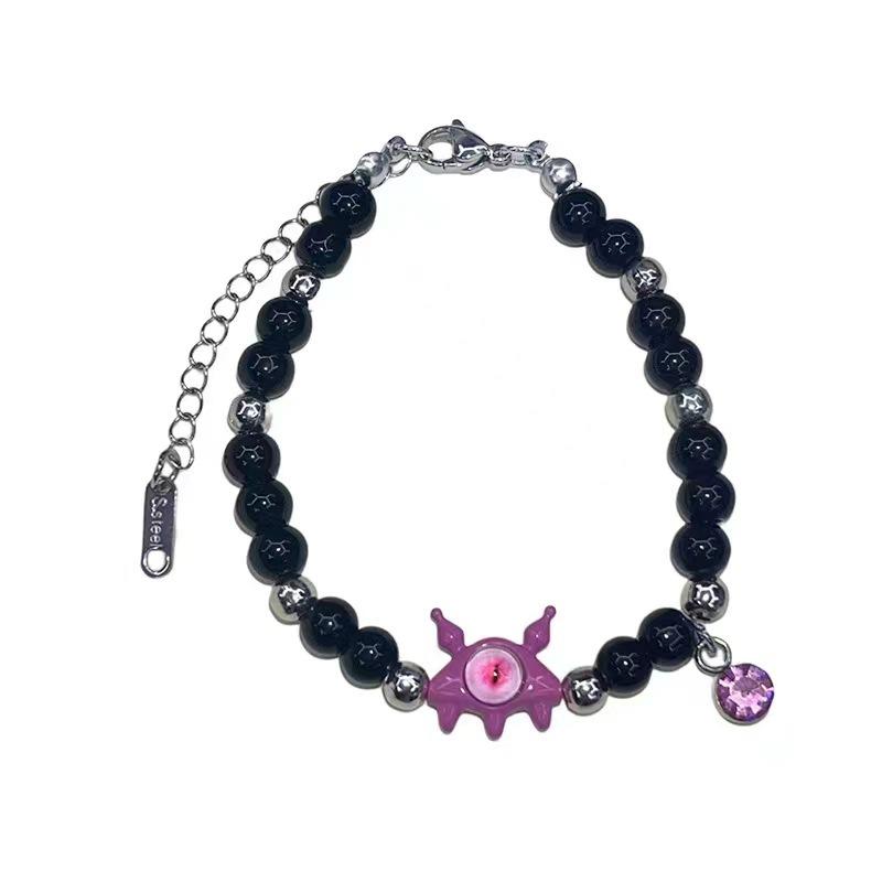 Dopamine monster bracelet sweet cool wind beaded accessories niche design unique personality jewelry