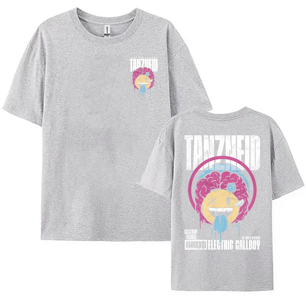 Smile Soul Brain Maglietta Band Rock ELECTRIC CALLBOY T-shirt Estiva Cotone Manica Corta T-shirt Donna Casual Unisex Streetwear Maglietta