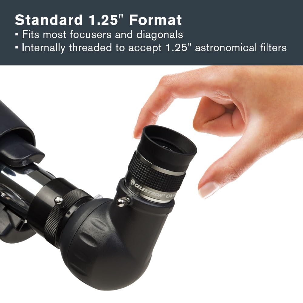 Celestron Omni 15mm Part Number Eyepiece, 31.7mm Diameter, Length, 93320.