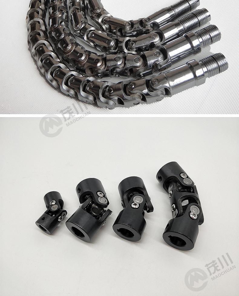 Single & Double Joint GHA Telescopic Universal Joint Connector, WSDP Universal Drive Shaft Coupler with Needle Roller 304