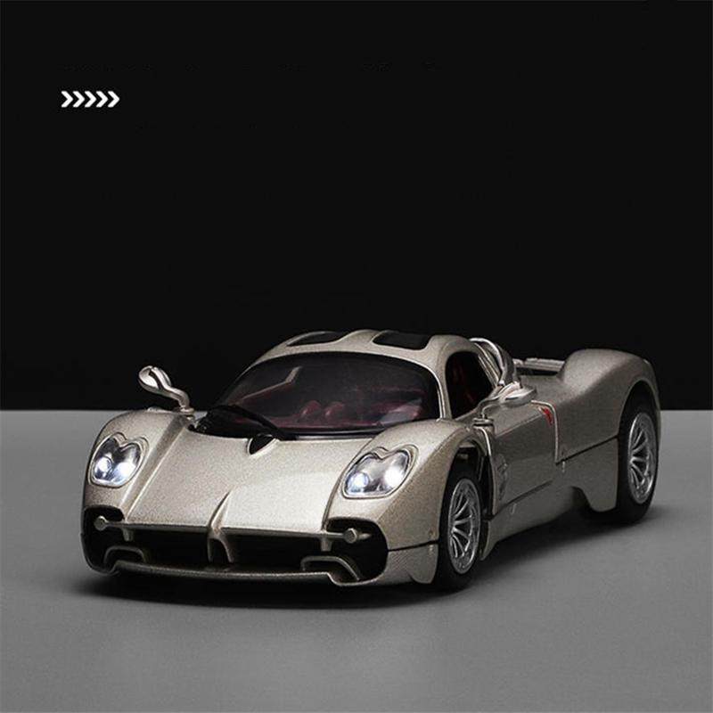 1/32 Pagani Utopia Alloy Sports Car Model Diecast Metal Racing Vehicle Car Model Simulation Sound Light Collection Kids Toy Gift