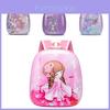 Mochila Infantil Cartoon Dinossauro Com Lona Impermeável Para Uso Escolar