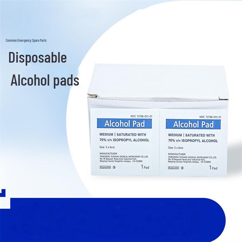NLNTL Disposable Antiseptic Alcohol Pads Standard