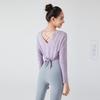 Womens Long Sleeve Quick-Dry Fitness Top - Breathable Stretch Gym Tee Running Yoga Workout Spring Fall