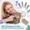 Silicone Finger Toothbrush for Pets 360 Degree Oral Cleaning Tool for Dogs and Cats Soft Bristles for Removing Plaque and Reducing Bad Breath