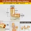 1/8" 1/4" 3/8" 1/2" 3/4" 1" Innengewinde x Außengewinde 90 Grad Messing Winkelstück Rohrfitting Verbinder Kupplung Für Wasser Kraftstoff Kupfer Adapter