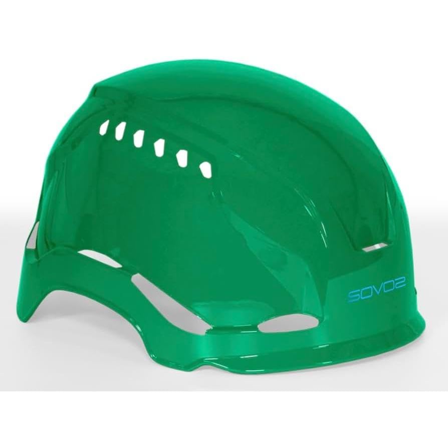 

SOVOS STEIN Helmet Cover Safety Helmet Sticker Tree Care Arborist Tree Climbing (Green)
