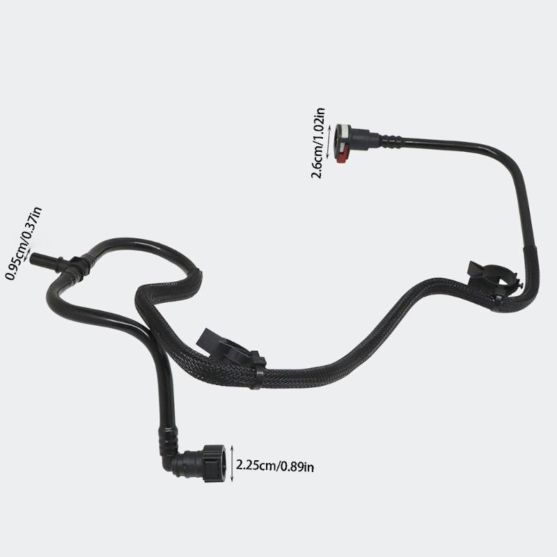 Replacement Canister Purge Line 68189075AE for Listed 2014-2015 SUV Service, Shaped Hose Assembly for Engine Bay Use and Sleeve Support