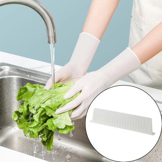 Silicone Sink Splash Guard Vegetable Washing Water Splash Protector Universal Multi-purpose Kitchen Countertop Anti-Splash Board