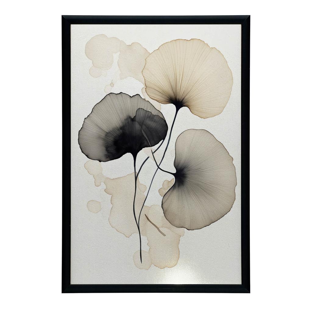 Poezja Ginkgo: Trzy Liście Poezja Ginkgo: Trzy Liście, 40X50 Cm, Bez Ramy, Papier Matowy 230 Gsm