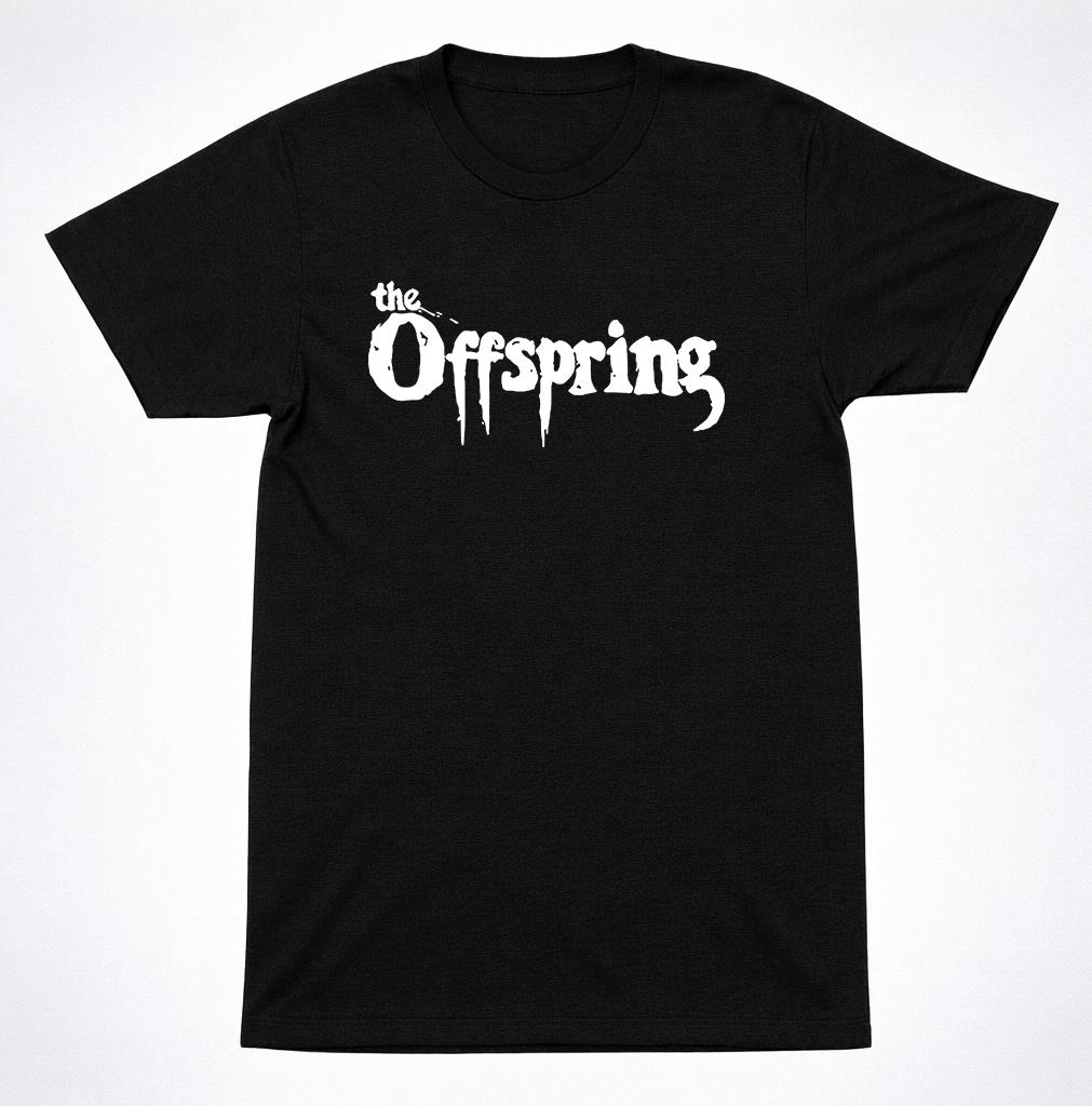 The Offspring Футболка с текстовым логотипом Scratch Панк-рок Классическая футболка группы из Южной Калифорнии 90-х 4XL