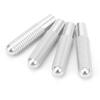 4 ST Bil Dörrlåsstift Aluminiumlegering Silver Ersättning för MercedesBenz Nya C E-klass