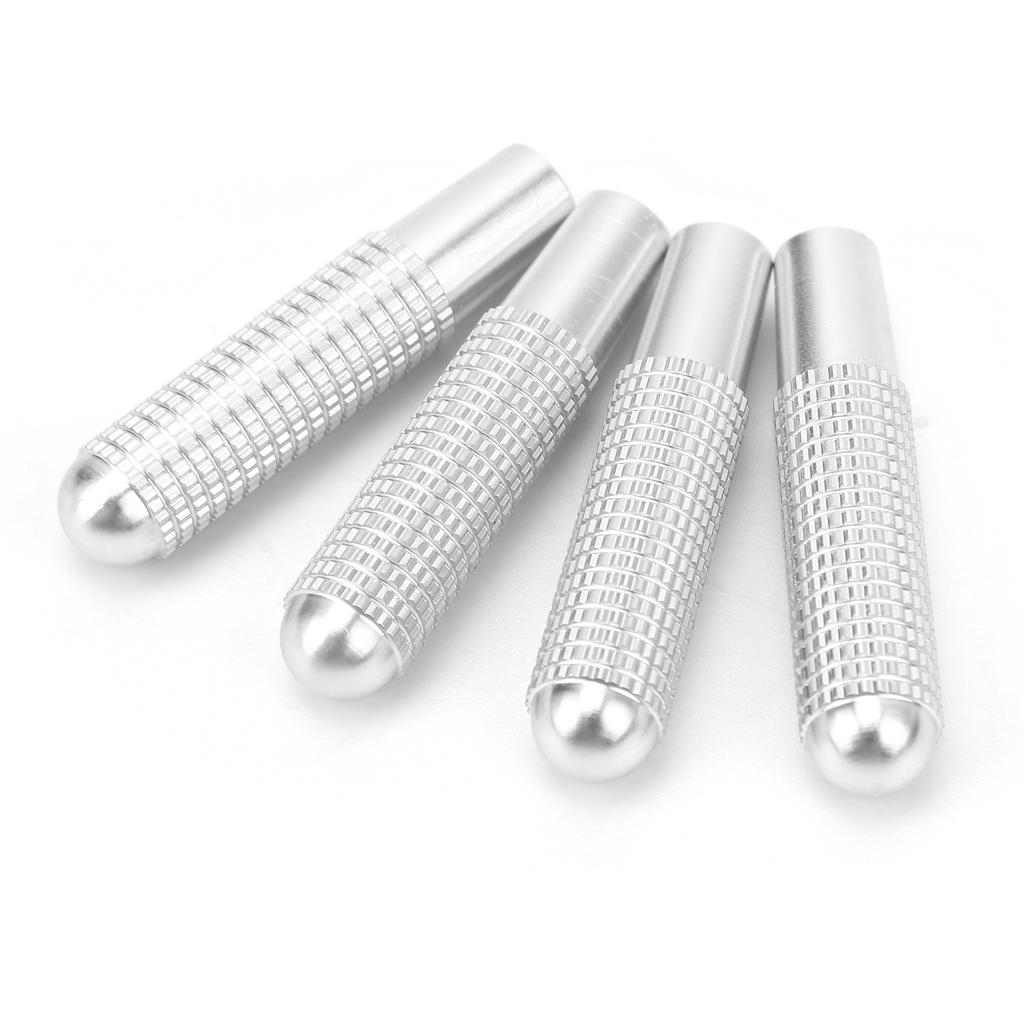 4 ST Bil Dörrlåsstift Aluminiumlegering Silver Ersättning för MercedesBenz Nya C E-klass