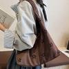 Korean Version of Simple Commuter Tote Dumpling Bag Women's 2025 Autumn New Fashion Trend Casual Shoulder Armpit Bag