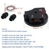For BMW M50 S50 S52 S54 E36 E46 Oil Filter Cap With Oil Cooler Fittings Easy tall Aluminum Replacement 11421711075