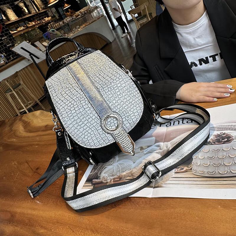 Стильный рюкзак Cool Walker XDLM со стразами и кисточками, двойного назначения One Size