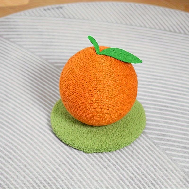 

Поставка домашних животных: Креативная когтеточка для кошек в форме фруктов, игрушка-когтеточка для кошек из сизаля Orange