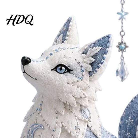 Handmade Plush Toy Kit Arctic Animals DIY Patchwork for Beginners Winter Guardians Animal Sewing Kit 3D Creative Gift Crafters Stuffed Mythical