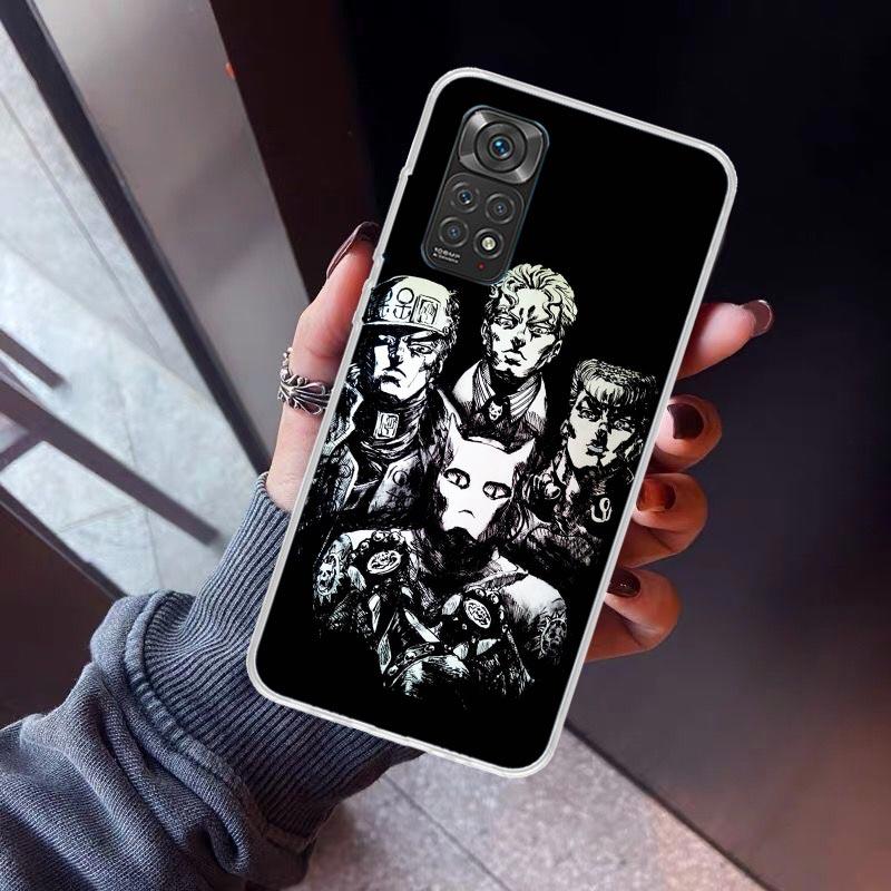 JoJo Kira Yoshikage Killer Queen Phone Case For Xiaomi Poco X5 X6 X7 Pro F7 Ultra M7 Redmi 15C 15 13C 13 12C 12 10 10C 10A 9 9C
