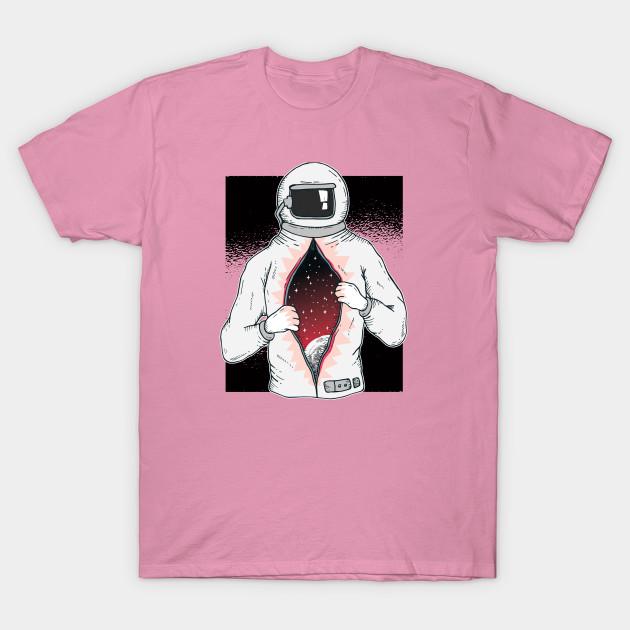T Shirt Women Space Astronaut Harajuku Print Kawaii Tshirt Summer Short Sleeve Female T-Shirt Top Tee