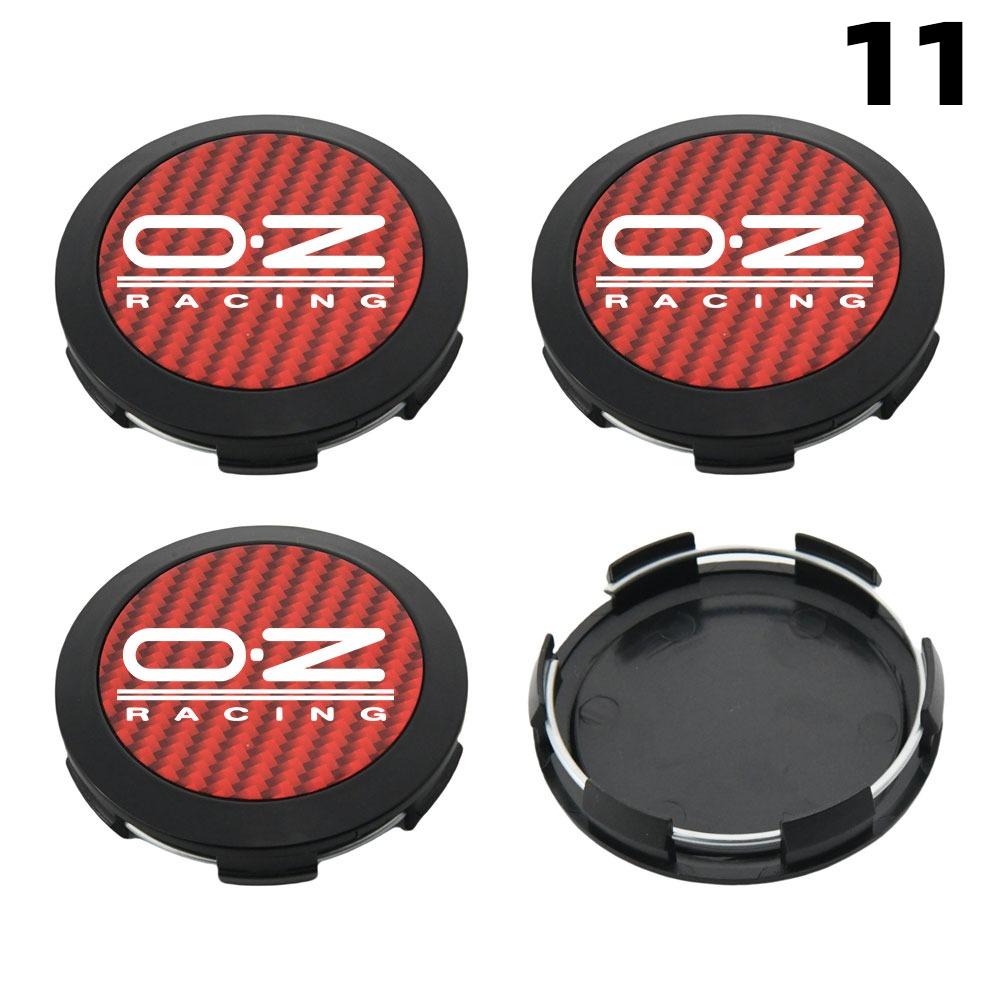 1Set/4PCS 64MM OD / 62MM ID Cap For Rims OZ Logo Wheel Center Cap Sport Car Wheel Cover Hub caps