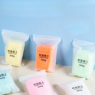 500g Crystal Resin Clay No-bake Easy Shape Non-sticky Hand for DIY Hand-made Jewelry Art Sculpture Miniatures