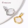 Fashion 18K Gold Plated Inlay Zircon Shell With Star Pendants For Necklace Making,Natural Shell Charms DIY Handmade Jewelry