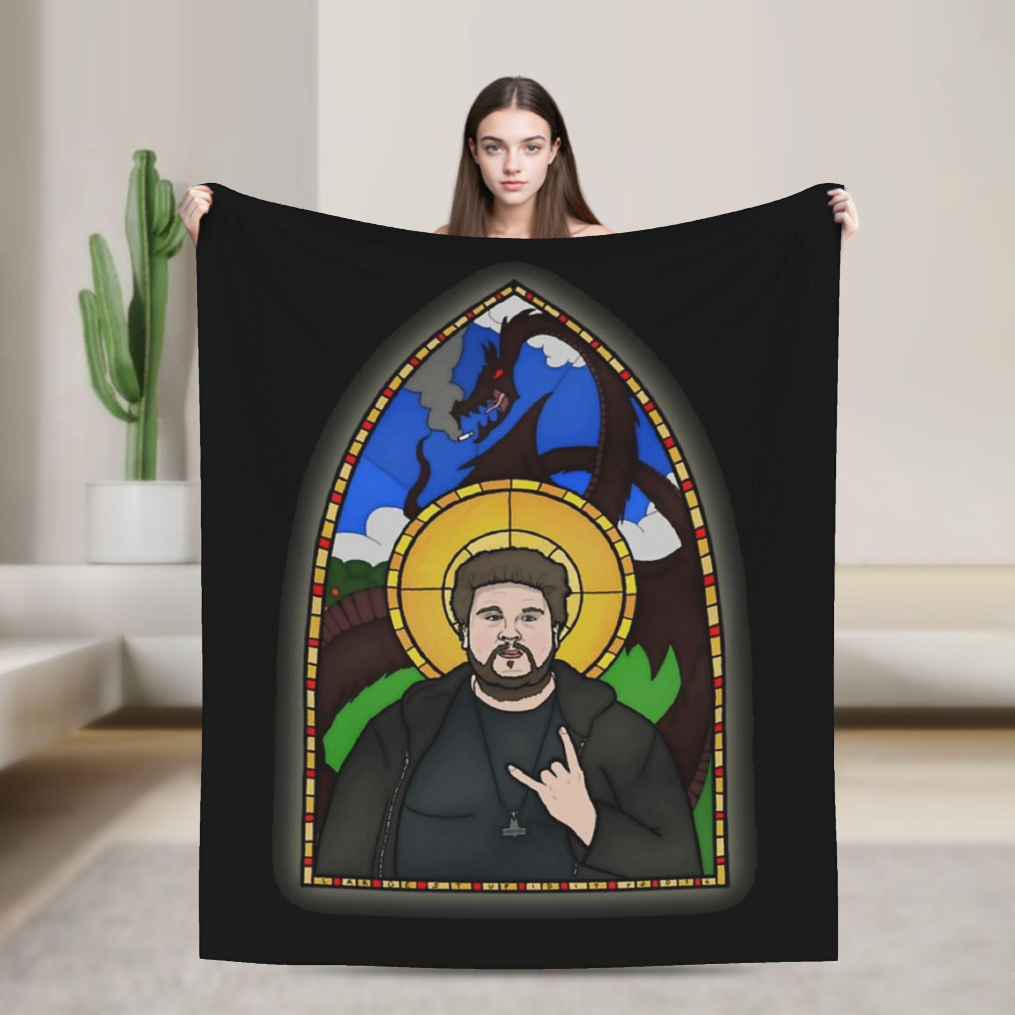 Dragon Lord Drachenlord  Blanket Flannel Decoration  Portable Lightweight Throw Blanket for Bed Office Quilt 100x150cm