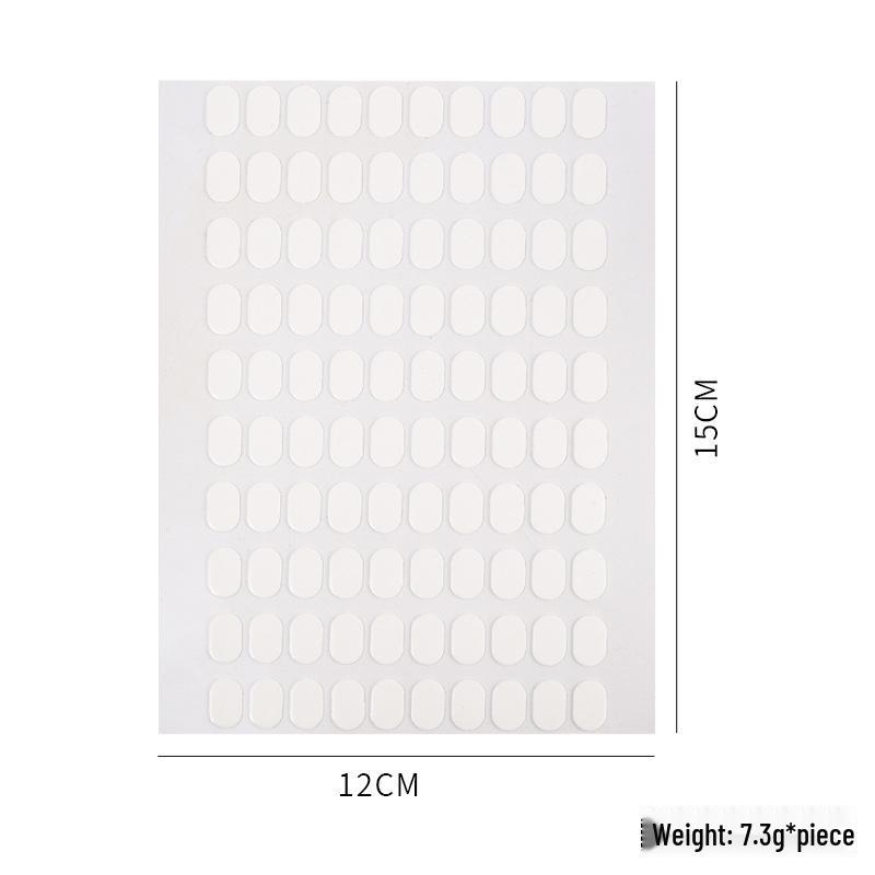 Transparent Jelly Glue for Nail Art Tips - No-Trace, Double-Sided Tape