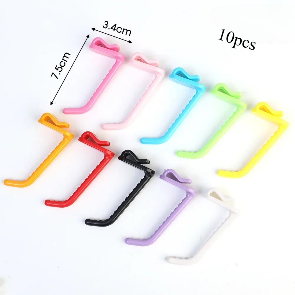 Metal Mesh Panel Hangers Clothes Wall Hanging Hooks Supermarket Display Hooking Racking Accessory Slat Household Organizers Hook