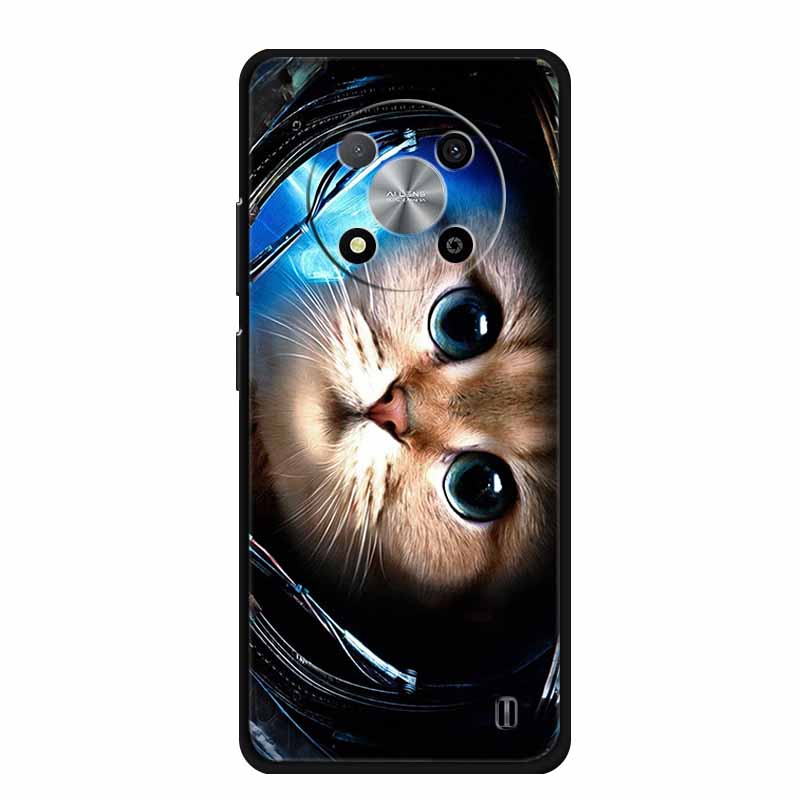Capa Para ZTE Blade A73 5G Animais Silicone Macio TPU Capa de Telefone Para ZTE Blade A73 5G 7160N Capas Lobo Fruta Estampada Fofa Coque