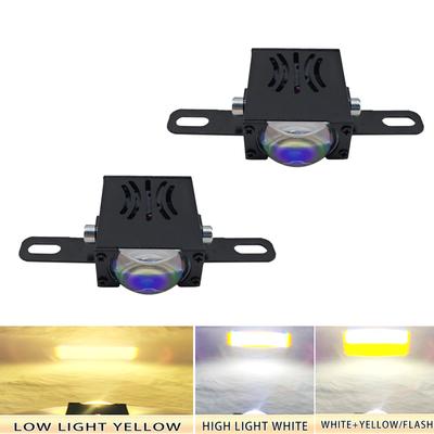 Rejillas de Coche Cápsulas de Luz LED Auto Faro Delantero Motocicleta ATV UTV Mini Foco de Conducción Lente Proyector Faros Antiniebla Auxiliares 12V 24V