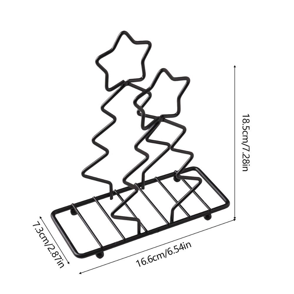 Ny Julgransjärn Servetthållare Modern Stil Stabil Pappersdispenserställ Multifunktionellt Pappersförvaringsställ Bordsdekoration