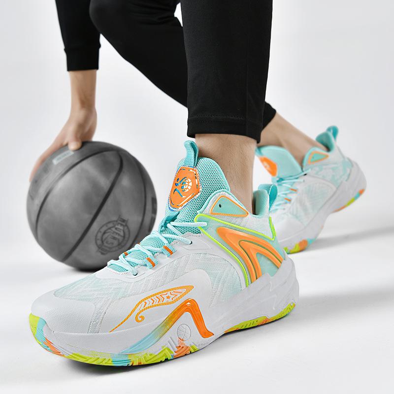 Large size basketball shoes men's and women's actual sports running shoes Small size parent-child models 6-12 years old Training shoes Introduction