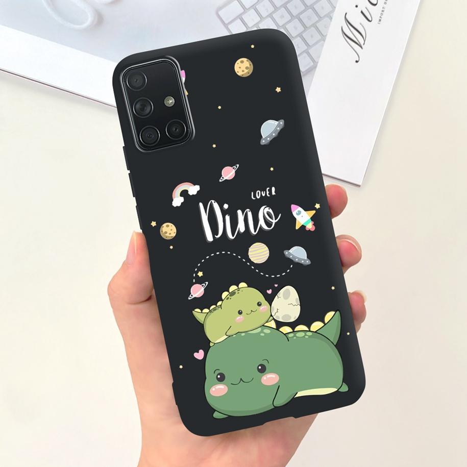 For Samsung A51 A71 A31 Phone Case Fashion Pattern Liquid Silicone Full Protection Back Cover For Samsung Galaxy A 51 71 31 Capa