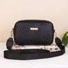 Minimalistische Mini Modische Gesteppte Crossbody Tasche Geldbörse, Trendige PU Umhängetasche, Lässige Damenhandtasche und Handy-Geldbörse