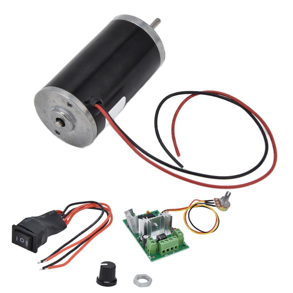 DC Permanentmagnetmotor Geräuscharm Mini Hochgeschwindigkeit CW CCW Motoren für DIY Generator24V3500RPM