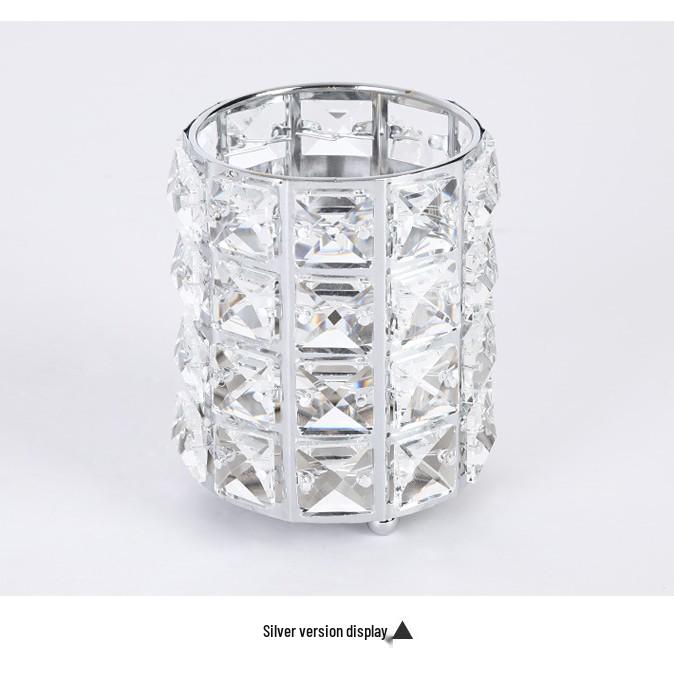 

Gold Crystal Makeup Brush & Eyebrow Pencil Holder