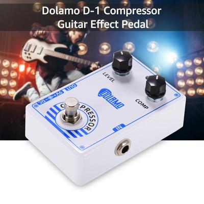 Dolamo D-1 Chubby Comp Pedal Kompresör Elektrik Gitar Efekt Pedalı True Bypass ile