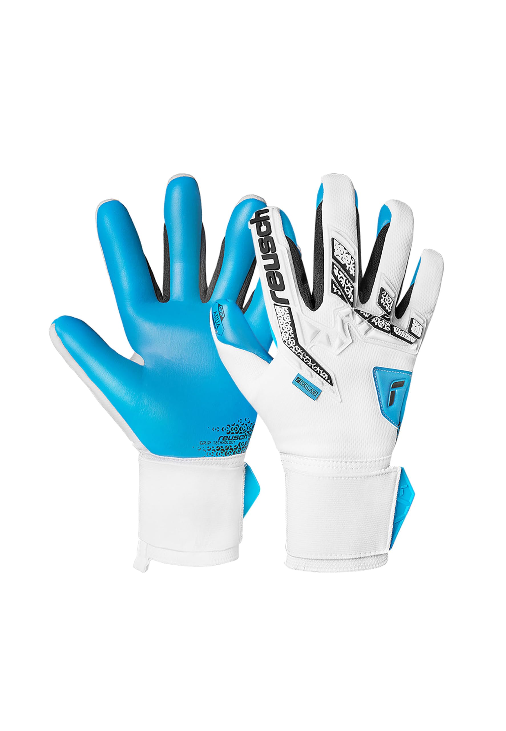 

Reuch Attract Fliegel Aqua Soccer Вратарские перчатки 25SS Размер 8, Keyte, [5570439-1126] [1126] Белый/Черный, (5570439)