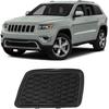 1 pièce Cache-Insert Crochet de Remorquage Grille Avant Basse pour Jeep Grand Cherokee 2014 2015 2016 Insert de Crochet de Remorquage Grille Avant Basse (Droite (Passager)