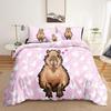 Capybara 3D Bedding Sets Print  Duvet Cover Adults/ Children Bed Comforter  Birthday Gift Dropshipping