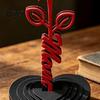 Romantic Rose Decoration And Heart Sculpture 3D Printed Red Ornament Mom Stem Detachable Flower Statue Mother's Day Birthday Gift for from Daughter
