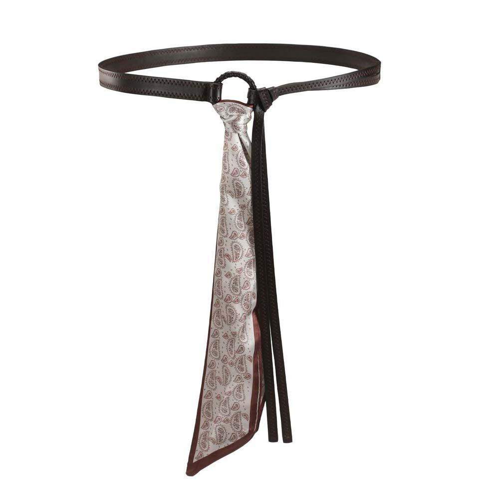 Bohemian Style Retro Jacquard Waistband Adjustable Silk Tie Design Belt Cashew Printed Belt  Suit